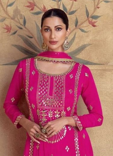 CHALTE CHALTE - Catalog # 67430 (Set of 4 Readymade Salwar Suits)