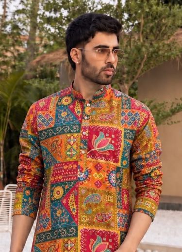 KALAKAAR - Catalog # 67443 (Set of 6 Men's Ethnic Wear)