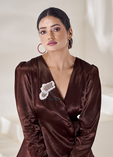 ENSEMBLE TOPS - Catalog # 67498 (Set of 4 Readymade Women's Kurtis / Tops)