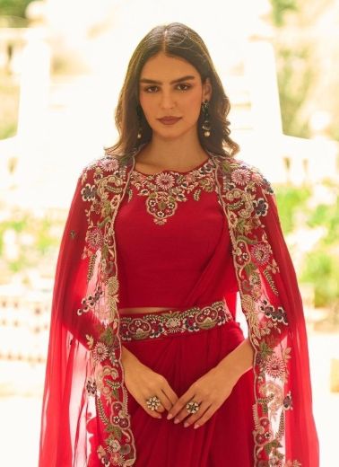 GAUHAR - Catalog # 67548 (Set of 3 Readymade Lehengas)