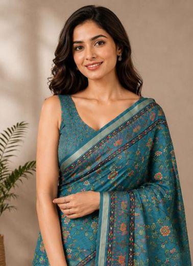 KAVEESHA - Catalog # 67570 (Set of 6 Sarees)