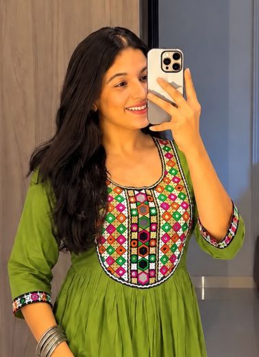UTSAV-E-NAVRATRI - Catalog # 67652 (Set of 4 Readymade Women's Kurtis / Tops)