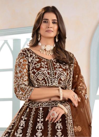 SITA - Catalog # 67681 (Set of 7 Semi-Stitched Lehengas)