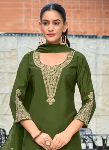 VEDIC - Catalog # 67687 (Set of 6 Readymade Salwar Suits)