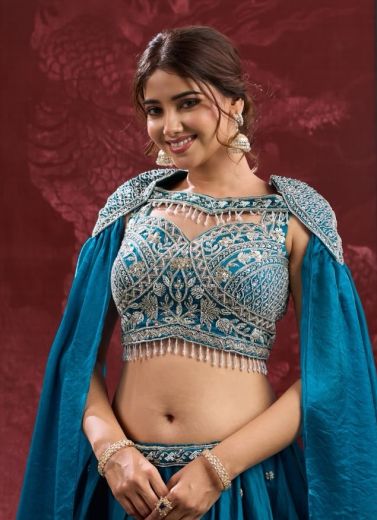AMETHI - Catalog # 67707 (Set of 2 Readymade Lehengas)