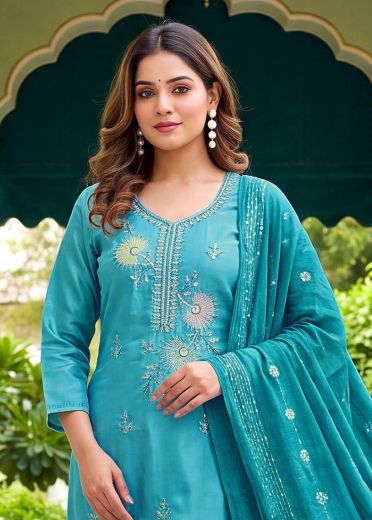 VARNIKA 2 - Catalog # 67713 (Set of 8 Readymade Salwar Suits)