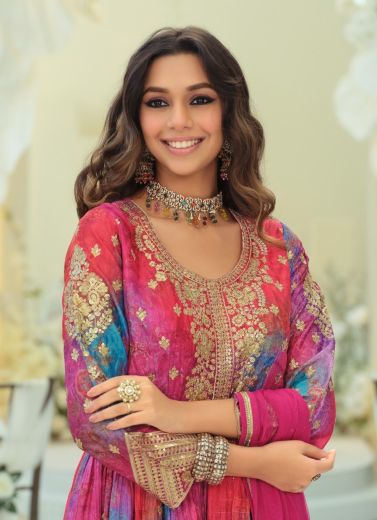PRITI - Catalog # 67728 (Set of 5 SIZE-SETS [Readymade Salwar Suits])