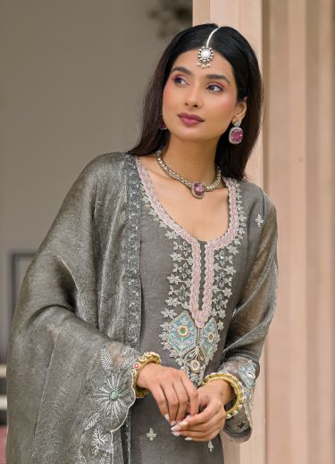 KUKOO - Catalog # 67729 (Set of 4 SIZE-SETS [Readymade Salwar Suits])