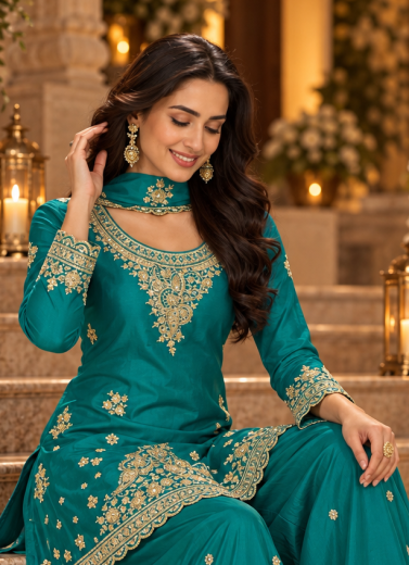 LOYALTY - Catalog # 67736 (Set of 2 Readymade Salwar Suits)