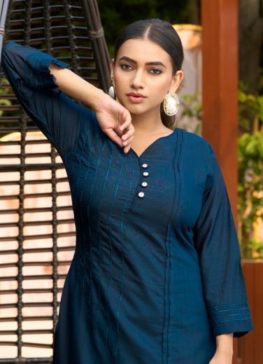 JAIVEER - Catalog # 67737 (Set of 5 Readymade Women's Kurtis / Tops)
