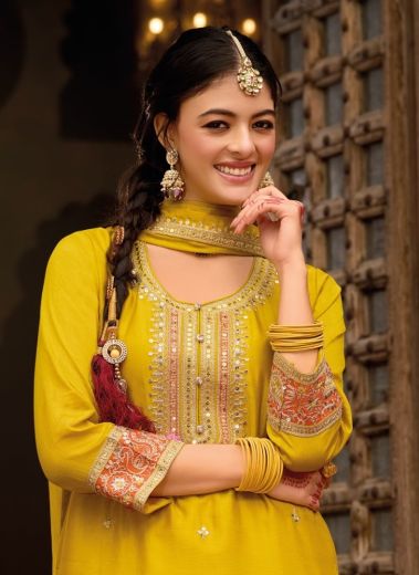 KULSUM - Catalog # 67743 (Set of 3 Readymade Salwar Suits)