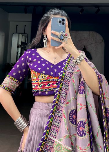 GOTHAM - Catalog # 67761 (Set of 4 Semi-Stitched Lehengas)