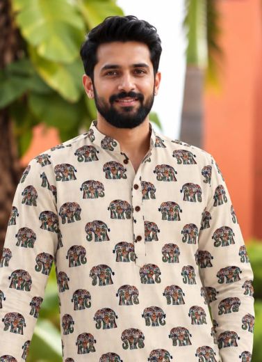 NAVRATRI KURTA - Catalog # 67762 (Set of 9 Men's Ethnic Wear)