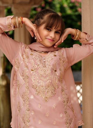 KIDS - DOLPHIN - Catalog # 67776 (Set of 3 Readymade Salwar Suits)