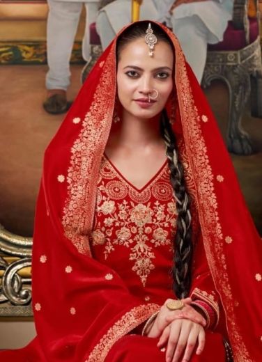 RADHA RANI - KARWA CHAUTH SPECIAL - Catalog # 67783 (Set of 4 SIZE-SETS [Readymade Salwar Suits])