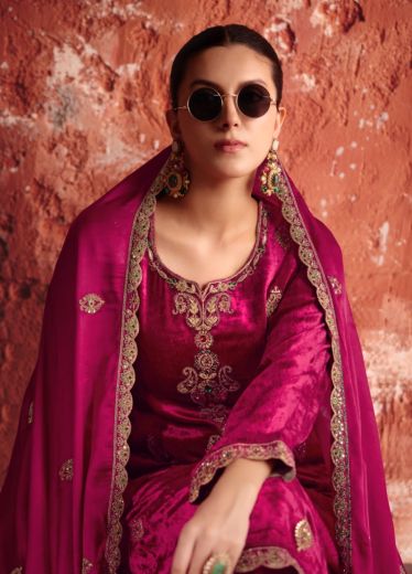 KHALIFA - Catalog # 67793 (Set of 6 Semi-Stitched / Un-Stitched Suits)
