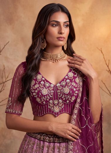 JIGISHA - Catalog # 67818 (Set of 11 Semi-Stitched Lehengas)