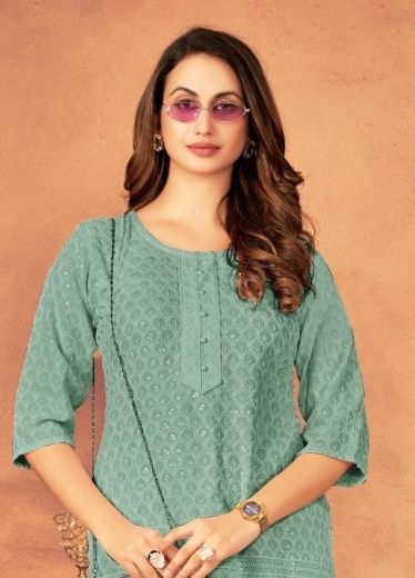 SONALEE - Catalog # 67825 (Set of 5 SIZE-SETS [Readymade Women's Kurtis / Tops])