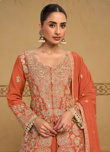 SHIVANEE - Catalog # 67827 (Set of 3 Indo-Western Outfits)