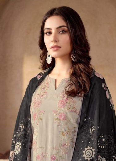 BIMLA - Catalog # 67831 (Set of 4 Semi-Stitched / Un-Stitched Suits)