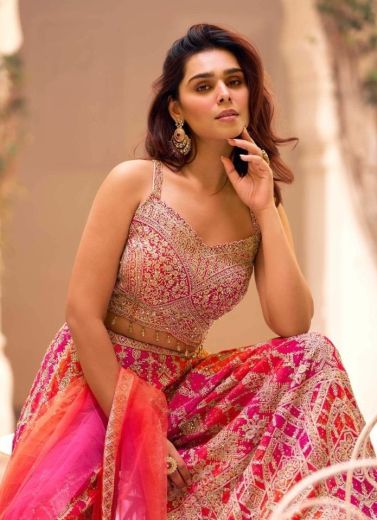 MUSKAN - Catalog # 67861 (Set of 2 Indo-Western Outfits)