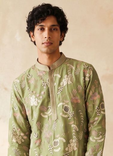 NIMAYA - Catalog # 67865 (Set of 11 Men's Ethnic Wear)