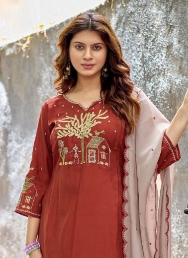 RAJNI - Catalog # 67868 (Set of 6 Readymade Salwar Suits)