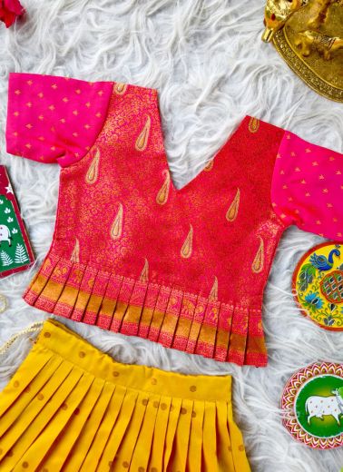 KIDS - DISNEY - Catalog # 67874 (Set of 4 Readymade Lehengas)