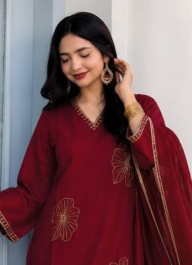 JIMJAM - Catalog # 67875 (Set of 3 Readymade Salwar Suits)