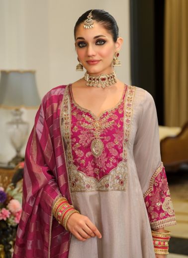 KANJI BEATS - Catalog # 67882 (Set of 4 SIZE-SETS [Readymade Salwar Suits])