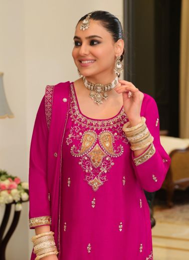 SHIMMER FARSHI - Catalog # 67919 (Set of 2 SIZE-SETS [Readymade Salwar Suits])