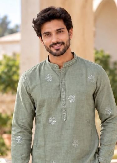 GRAND MASTI - Catalog # 67935 (Set of 4 Men's Ethnic Wear)