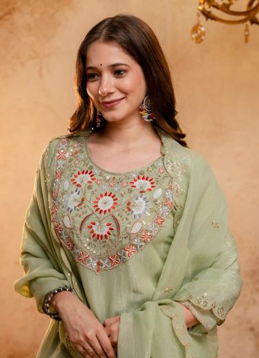 CRUNCHY CODING - Catalog # 67960 (Set of 2 Readymade Salwar Suits)