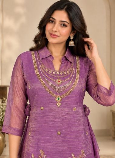 SHRUG QUEEN - Catalog # 67962 (Set of 3 Indo-Western Outfits)