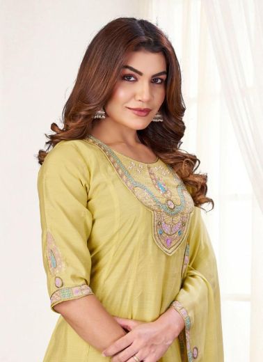 SUFFEE - Catalog # 67963 (Set of 4 Readymade Salwar Suits)