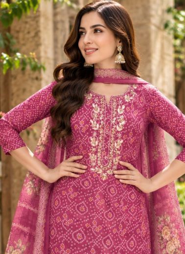 BHAVNATH - Catalog # 67975 (Set of 4 Readymade Salwar Suits)