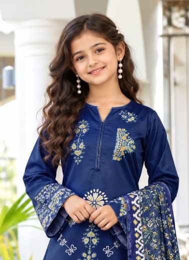 KIDS - 2146 - Catalog # 67984 (Set of 24 SIZE-SETS [Readymade Salwar Suits])