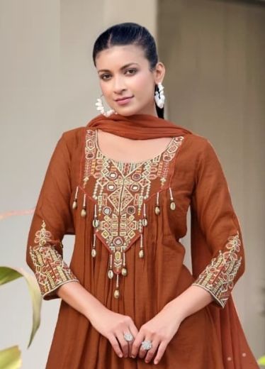 SHARAD PURNIMA - Catalog # 67986 (Set of 4 Readymade Salwar Suits)