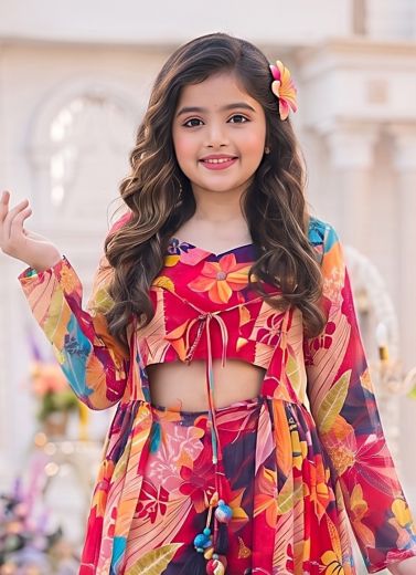 KIDS - BARBIE - Catalog # 67990 (Set of 4 Indo-Western Outfits)
