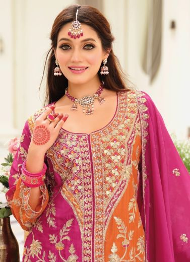 VIKALPA - Catalog # 68012 (Set of 4 SIZE-SETS [Readymade Salwar Suits])