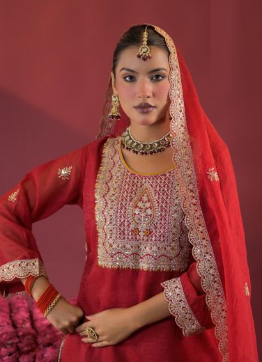 RANGILO FARSHI - Catalog # 68045 (Set of 4 SIZE-SETS [Readymade Salwar Suits])