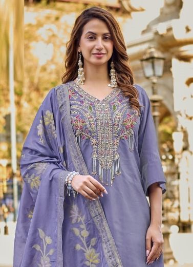 NAZAR - Catalog # 68062 (Set of 4 Readymade Salwar Suits)