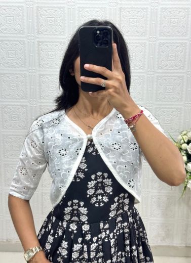 KURTI WITH KOTI - Catalog # 68078 (Set of 3 Readymade Women's Kurtis / Tops)