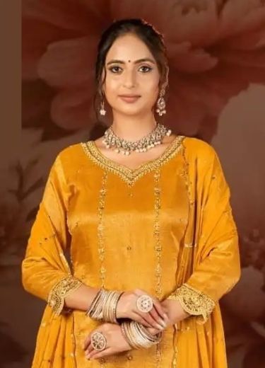 SPARKLE - Catalog # 68087 (Set of 4 Readymade Salwar Suits)