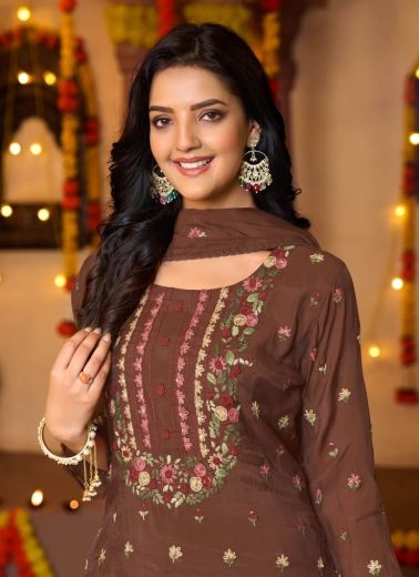 ANURAMA - Catalog # 68149 (Set of 4 Readymade Salwar Suits)