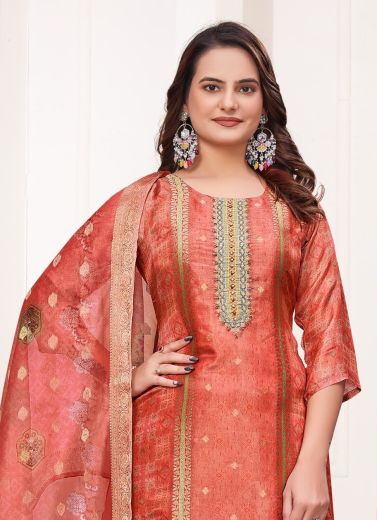 VISCOUSE WEAVE - Catalog # 68164 (Set of 4 SIZE-SETS [Readymade Salwar Suits])