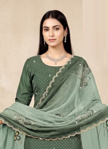 MANIYAR - Catalog # 68201 (Set of 4 Readymade Salwar Suits)