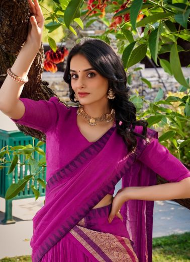 NIRVACHAN - Catalog # 68203 (Set of 3 Semi-Stitched Lehengas)
