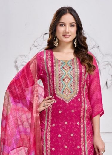 TISSUE DIGITAL - Catalog # 68237 (Set of 4 SIZE-SETS [Readymade Salwar Suits])