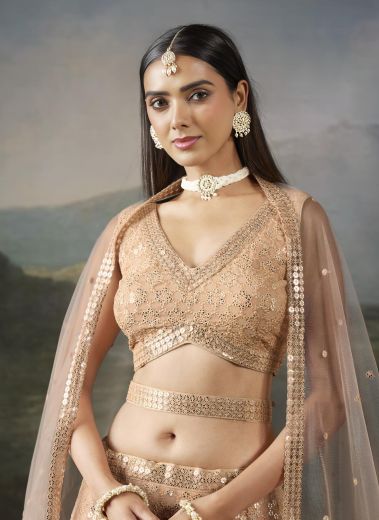 BUBBLY - Catalog # 68269 (Set of 3 Semi-Stitched Lehengas)